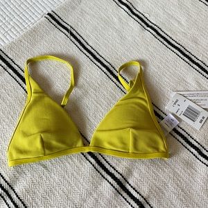 L*Space Millie Yellow Ribbed Top